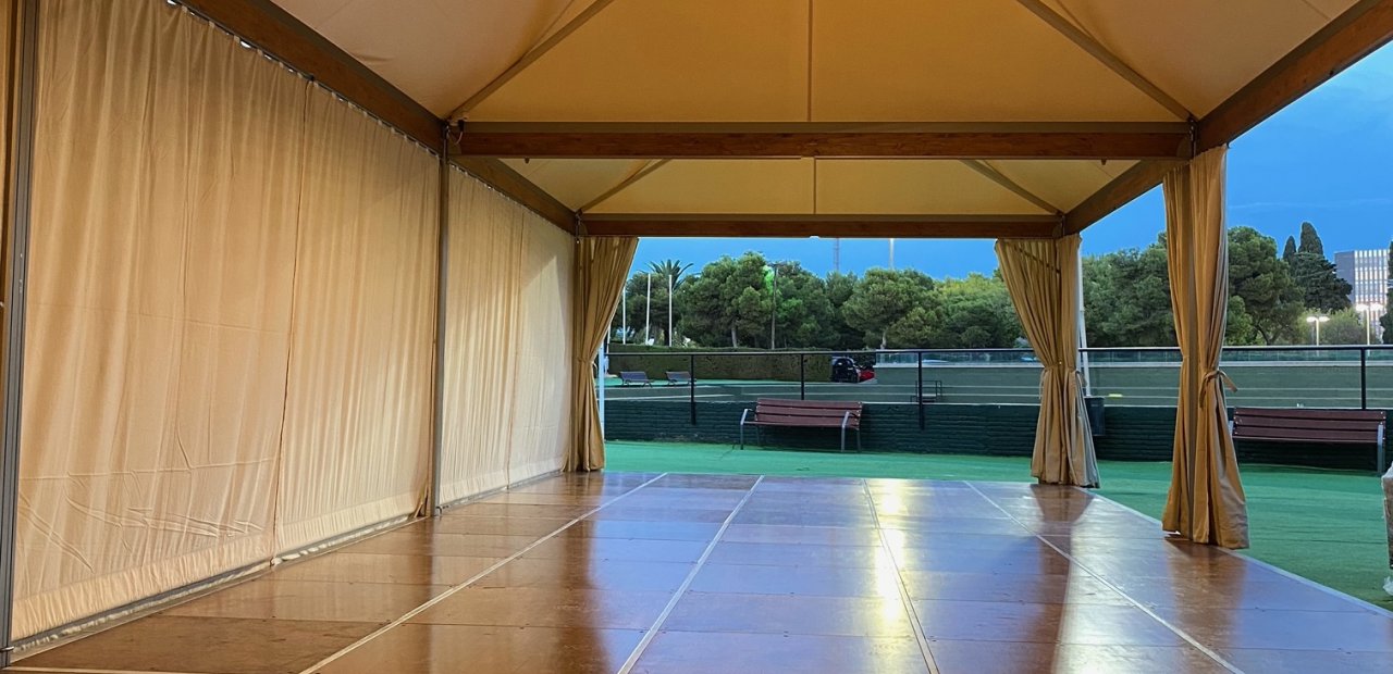Tents VIP rental to sport event 